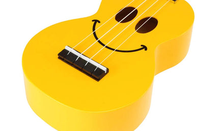 soprano ukulele pack SMILE, yellow, with essentials accessory pack