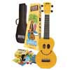 soprano ukulele pack SMILE, yellow, with essentials accessory pack