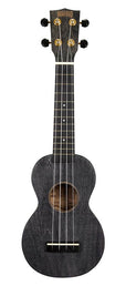 soprano ukulele, transparent black, with bag