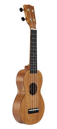 soprano ukulele, transparent brown, with bag