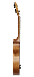 soprano ukulele, transparent brown, with bag