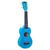 soprano ukulele, aqua blue, with bag