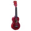 soprano ukulele, cherry red, with bag