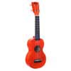 soprano ukulele, orange sunset, with bag