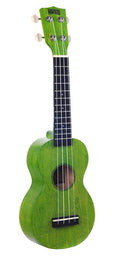 soprano ukulele, sea green, with bag