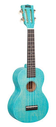 concert ukulele, aqua blue, with bag