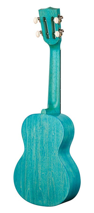 concert ukulele, aqua blue, with bag