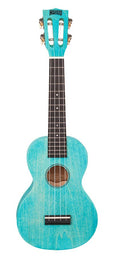 concert ukulele, aqua blue, with bag