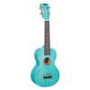 concert ukulele, aqua blue, with bag