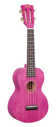 concert ukulele, berry crush, with bag