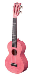 concert ukulele, coral pink, with bag