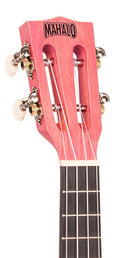 concert ukulele, coral pink, with bag