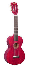 concert ukulele, cherry red, with bag