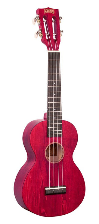 concert ukulele, cherry red, with bag