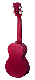 concert ukulele, cherry red, with bag