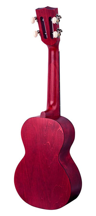 concert ukulele, cherry red, with bag