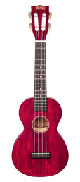 concert ukulele, cherry red, with bag