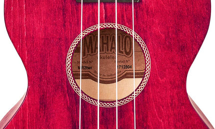 concert ukulele, cherry red, with bag