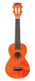 concert ukulele, orange sunset, with bag