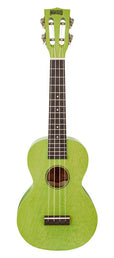 concert ukulele, sea green, with bag