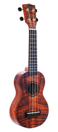 soprano ukulele PHOTO FLAME KOA, with bag