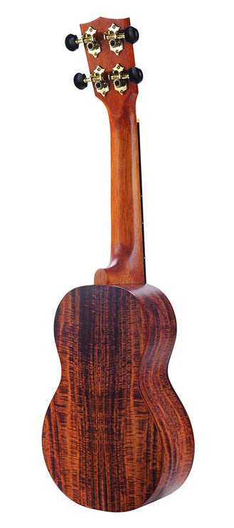 soprano ukulele PHOTO FLAME KOA, with bag