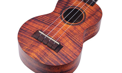 soprano ukulele PHOTO FLAME KOA, with bag