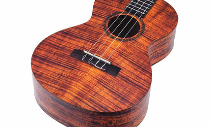 baritone ukulele PHOTO FLAME KOA, with bag