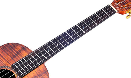 baritone ukulele PHOTO FLAME KOA, with bag