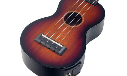 soprano ukulele, 1V+1T (MVT2), 3 tone sunburst, with bag