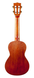 concert ukulele, transparent brown, with bag