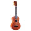 concert ukulele, transparent brown, with bag