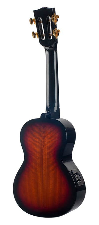 concert ukulele, 1V+1T (MVT2), 3 tone sunburst, with padded bag & strap