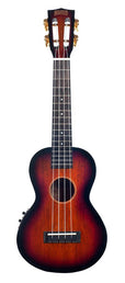 concert ukulele, 1V+1T (MVT2), 3 tone sunburst, with padded bag & strap