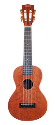 concert ukulele, 1V+1T (MVT2), trans brown, with padded bag & strap