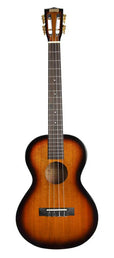 baritone ukulele, 3 tone sunburst, with padded bag & strap