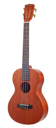 baritone ukulele, transparent brown, with padded bag & strap