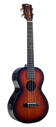 baritone ukulele, 1V+1T (MVT2), 3 tone sunburst, with padded bag & strap