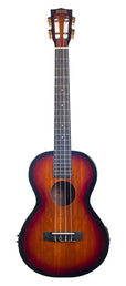 baritone ukulele, 1V+1T (MVT2), 3 tone sunburst, with padded bag & strap