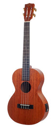 baritone ukulele, 1V+1T (MVT2), transparent brown, with padded bag & strap