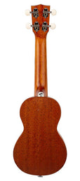 solid top soprano ukulele, natural, with bag