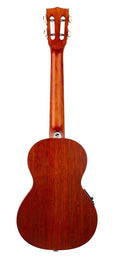 solid top tenor ukulele, with MEQ2 9v preamp, natural, with bag