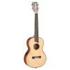 solid top baritone ukulele, with MEQ2 9v preamp, natural, with bag