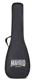 all solid concert ukulele, historic brown, with heavy duty bag