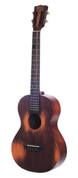 all solid baritone ukulele, historic brown, with heavy duty bag