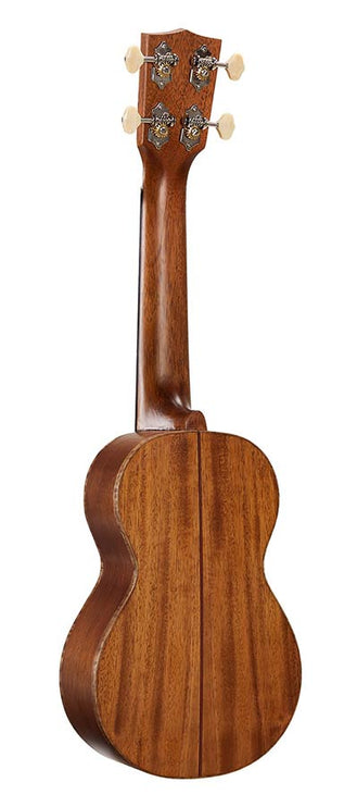 all solid soprano ukulele, natural, with bag