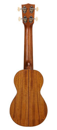 all solid soprano ukulele, natural, with bag