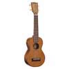 all solid soprano ukulele, natural, with bag