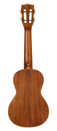 all solid concert ukulele, natural, with bag