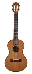 all solid tenor ukulele, natural, with bag